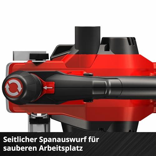 Einhell Aku-Höövel TE-PL 18/82 Li-Solo Power X-Change (18 V, 82 mm höövlilaius, kuni 2 mm spaanisügavus, sügavuse/piirangu juhtsiiber, automaatne parkimisking, 2x pöördnuga, ilma akuta) – pilt 8