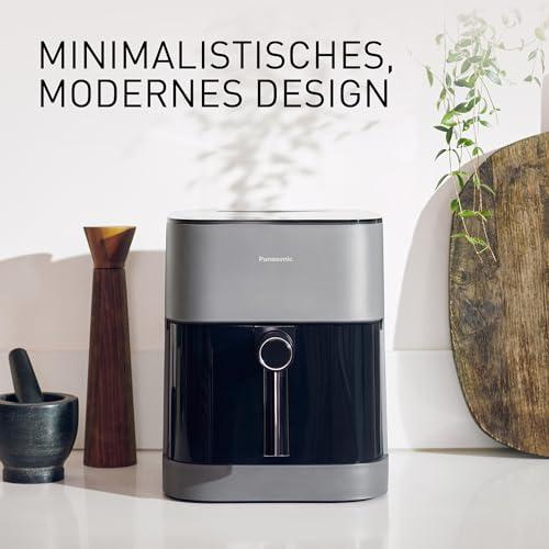 Panasonic NF-CC500SXE kuumaõhufritüür vaatlusakna ja aurulisandiga, 5 l, 80–200 °C, ETM auhind 2024, digitaalne taimer ja LCD-ekraan, lihtne puhastamine, matt hall – pilt 10