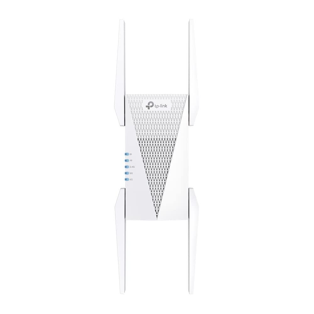 TP-Link RE815XE WiFi 6E WLAN kordaja, AXE5400, 160 MHz kanal, tri-band, WPA3, soovitatav WiFi 6E ruuteriga