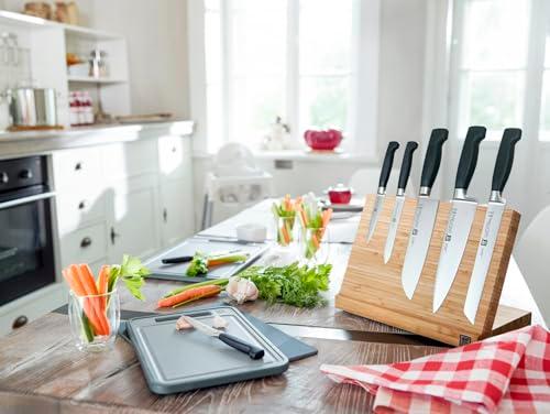 ZWILLING Vier Sterne noakomplekt, 3-osaline (Spick-/kaunistusnuga 10 cm, lihalõikenuga 16 cm, kokanuga 20 cm), roostevaba eriteras, ergonoomiline plastkäepide, must [valmistatud Saksamaal] – pilt 8