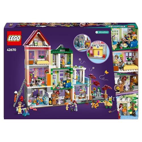 LEGO Friends Heartlake City elamu- ja ostutänav, ehituskomplekt rollimängudeks 9 tegelaskujuga (sh 7 minifiguuri) ja 3 kassiga, kingitus tüdrukutele ja teismelistele, mängumaja 42670 – pilt 11