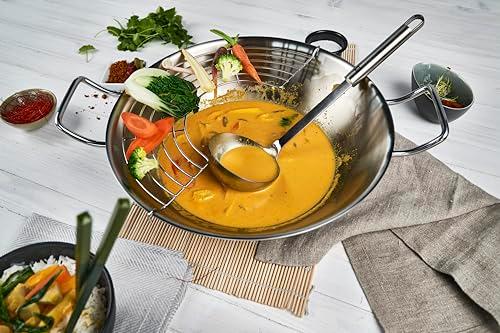 ZWILLING Plus Wok, Kaas ja eemaldatav rest, Induktsioonisobiv, Ø 32 cm, Roostevaba teras, Hõbedane – lisavaade