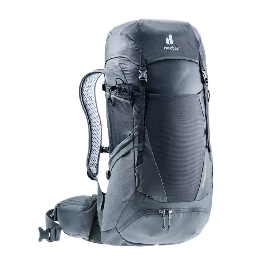 deuter Futura Pro 36 matkaseljakott, must-grafiit – pakend ja tarvikud
