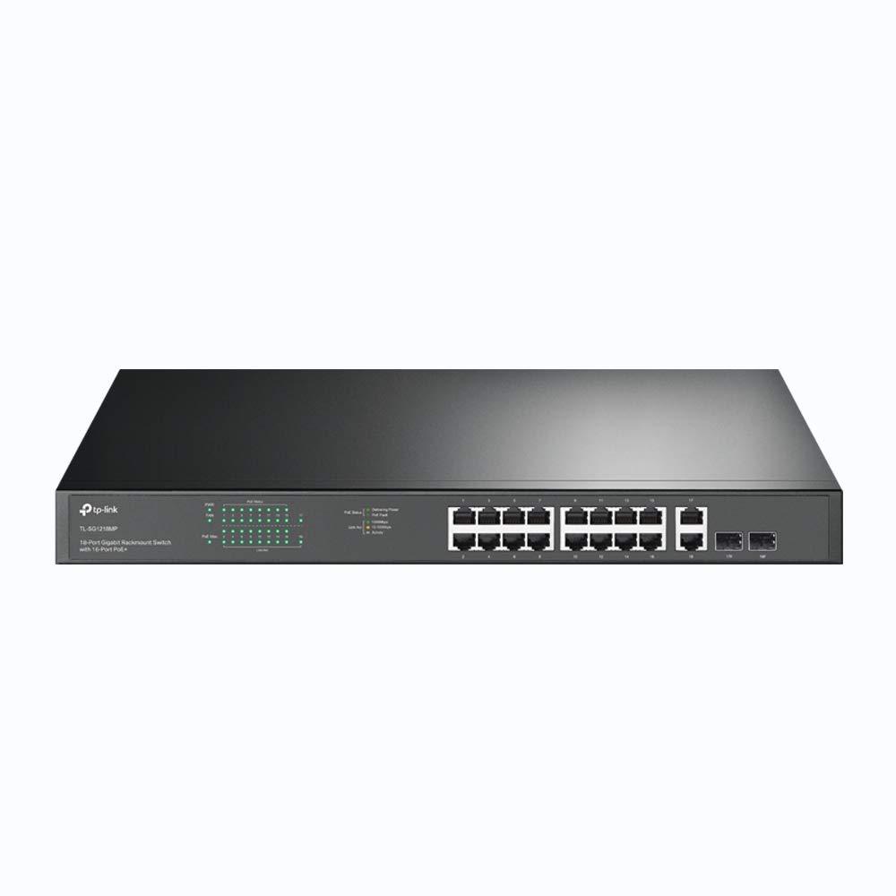 TP-Link TL-SG1218MP 16-Port Gigabit PoE LAN-switch (250 W
