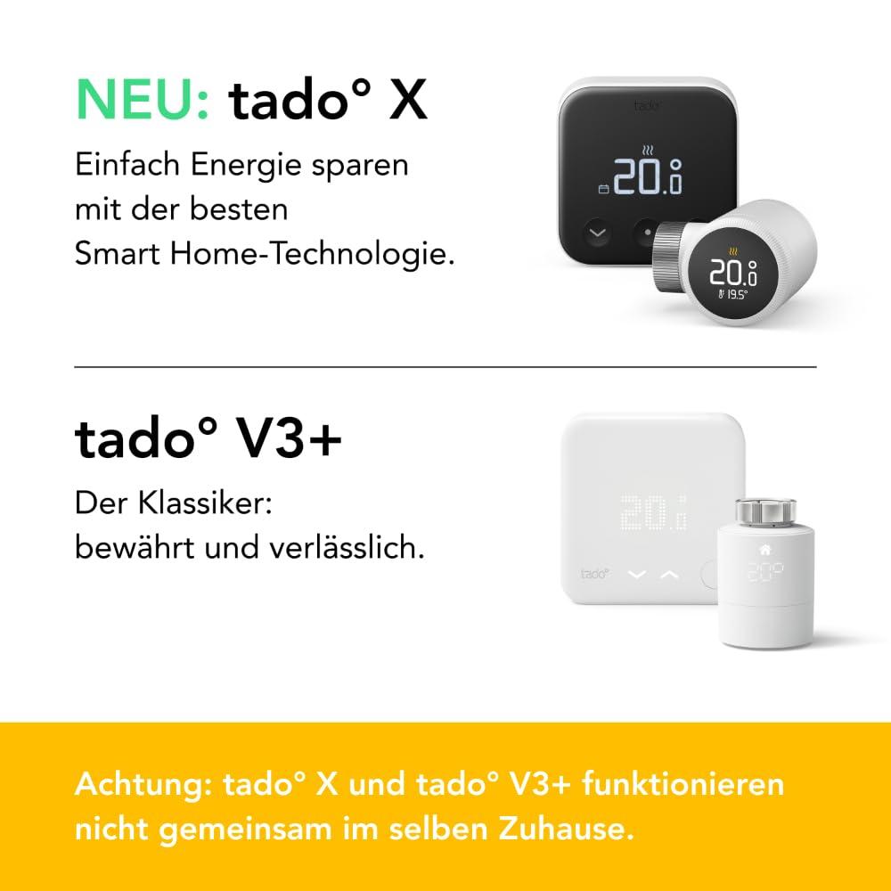 tado° Nutikas Termostaat X – Starter Komplekt põrandaküttele ja boilerile, juhtimine rakenduse ja nutikõlari abil (Alexa, Siri, Google Assistant), isepaigaldatav, ei ühildu tado° V3+ – pakend ja tarvikud