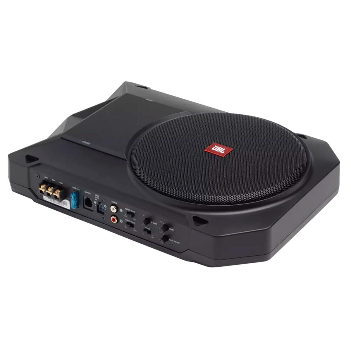 JBL BassPro SL2 aktiivne auto subwoofer – kompaktne auto bassikast 200mm (8-tolline) ja 125W võimendi, must – pilt 8