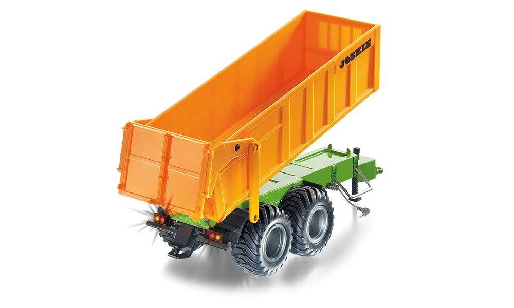 siku 6780, Tandemteljega haagis, 1:32, kaugjuhitav, sobib SIKU CONTROL haagisekonksuga sõidukitele, metall/plastik, oranž – detailne vaade