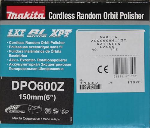 Makita DPO600Z akutoitega ekstsentriline poleermasin 18V (ilma akuta, ilma laadijata) – pilt 17
