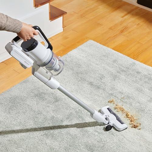 Amazon Basics juhtmeta tolmuimeja, 2-ühes seade, DC-mootoriga, 150 W, 0,7 l, valge/must – pilt 8