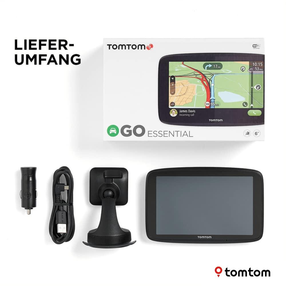 TomTom GO Essential Naviseade (6-tolline, ummikute vältimine TomTom Trafficu abil, Euroopa kaardiuuendused, käed-vabad, Wi-Fi kaudu uuendused) – pilt 8