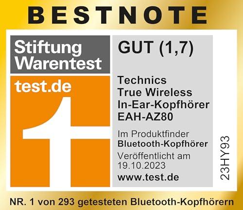 Technics EAH-AZ80E-K juhtmevabad kõrvaklapid mürasummutusega, MultiPoint Bluetooth 3 seadmele, mugavad in-ear klapid, juhtmevaba laadimine, must – pilt 17