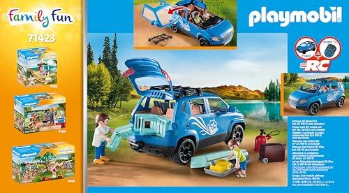 PLAYMOBIL Family Fun 71423 Haagissuvila ja Auto – mitmekülgne telkimislõbu looduses, suure varustusega perepuhkus, mänguasi lastele alates 4. eluaastast – pilt 8