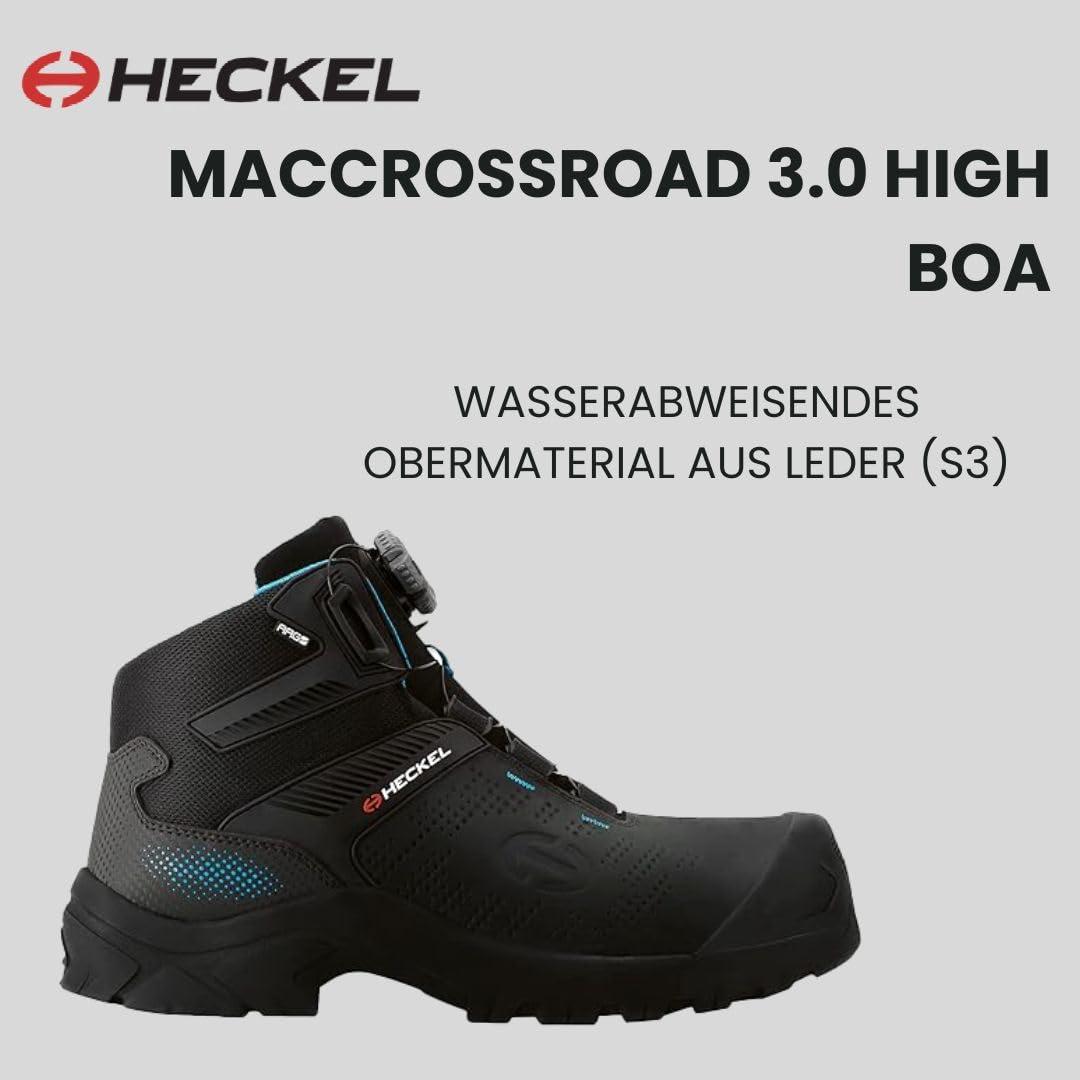 Heckel MACCROSSROAD 3.0 turvasaapad – BOA-kinnitus – Must – Suurus 43 – detailne vaade