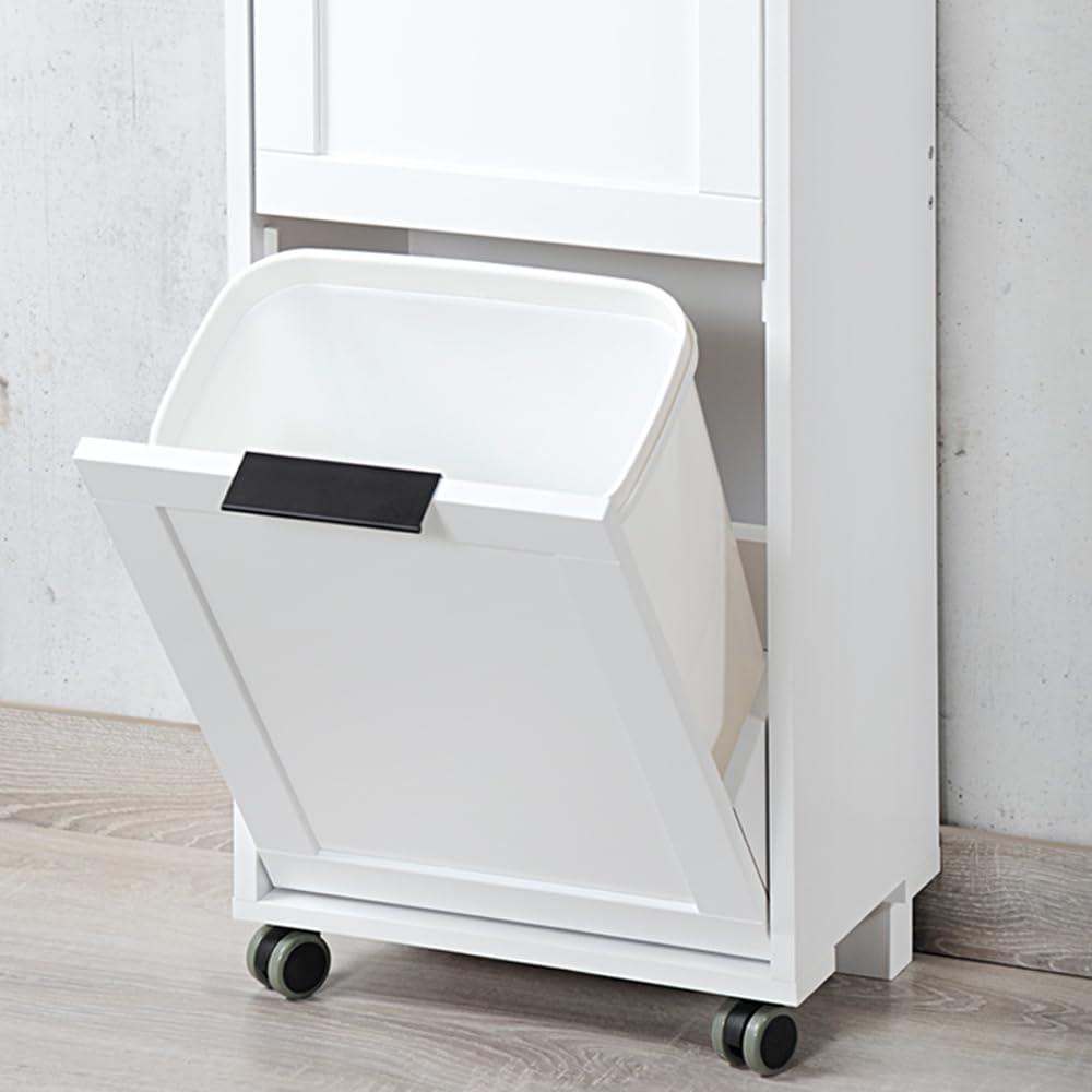 Kesper | Universaalkapp prügisorteerimissüsteemiga, materjal: kiudplaat, mõõtmed: 36 x 24 x 94 cm, värv: valge | 25530 13 – pakend ja tarvikud