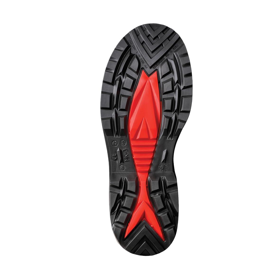 DUNLOP C762933 Purofort+ Täielik Turvalisus S5 Unisex Täiskasvanute Pikad Kummikud, Tume Roheline/Must, 45 EU – detailne vaade