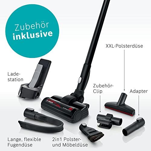 Bosch juhtmevaba akuga tolmuimeja Unlimited ProPower Serie 8 BSS81POW1, kotivaba, hügieenifilter, suur imemisvõimsus, pikk tööaeg, kiire laadimine, piludüüs, must – pilt 14