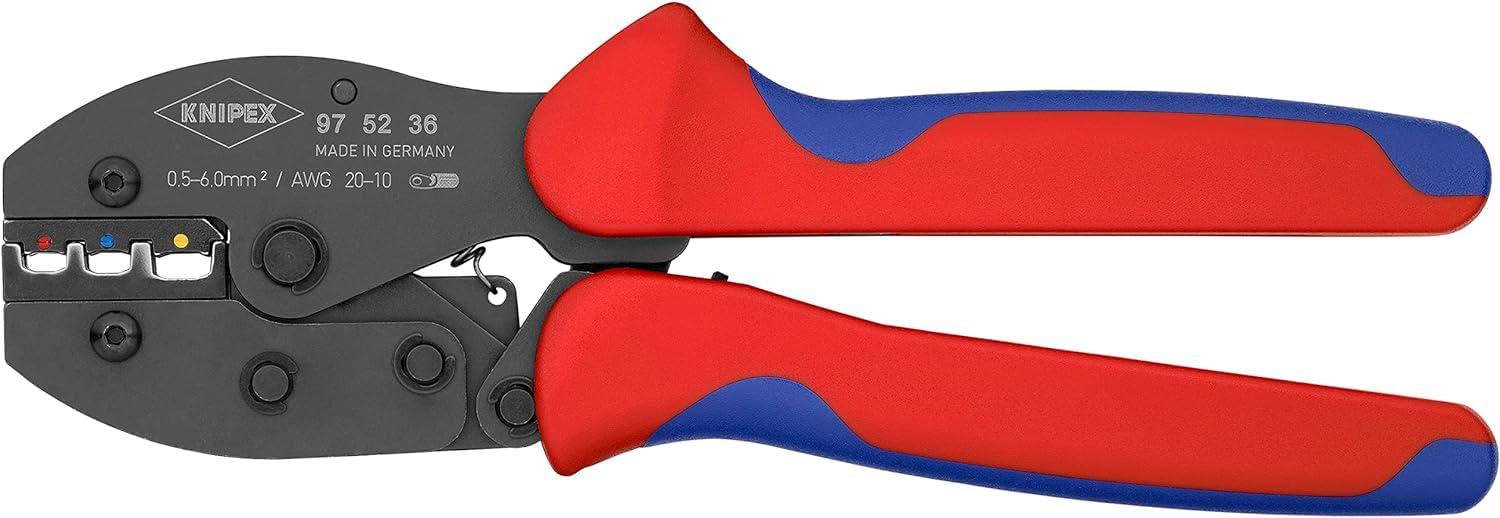 KNIPEX PreciForce pressitangid mitmekomponentsete käepidemetega, mustaks töödeldud 220 mm 97 52 36