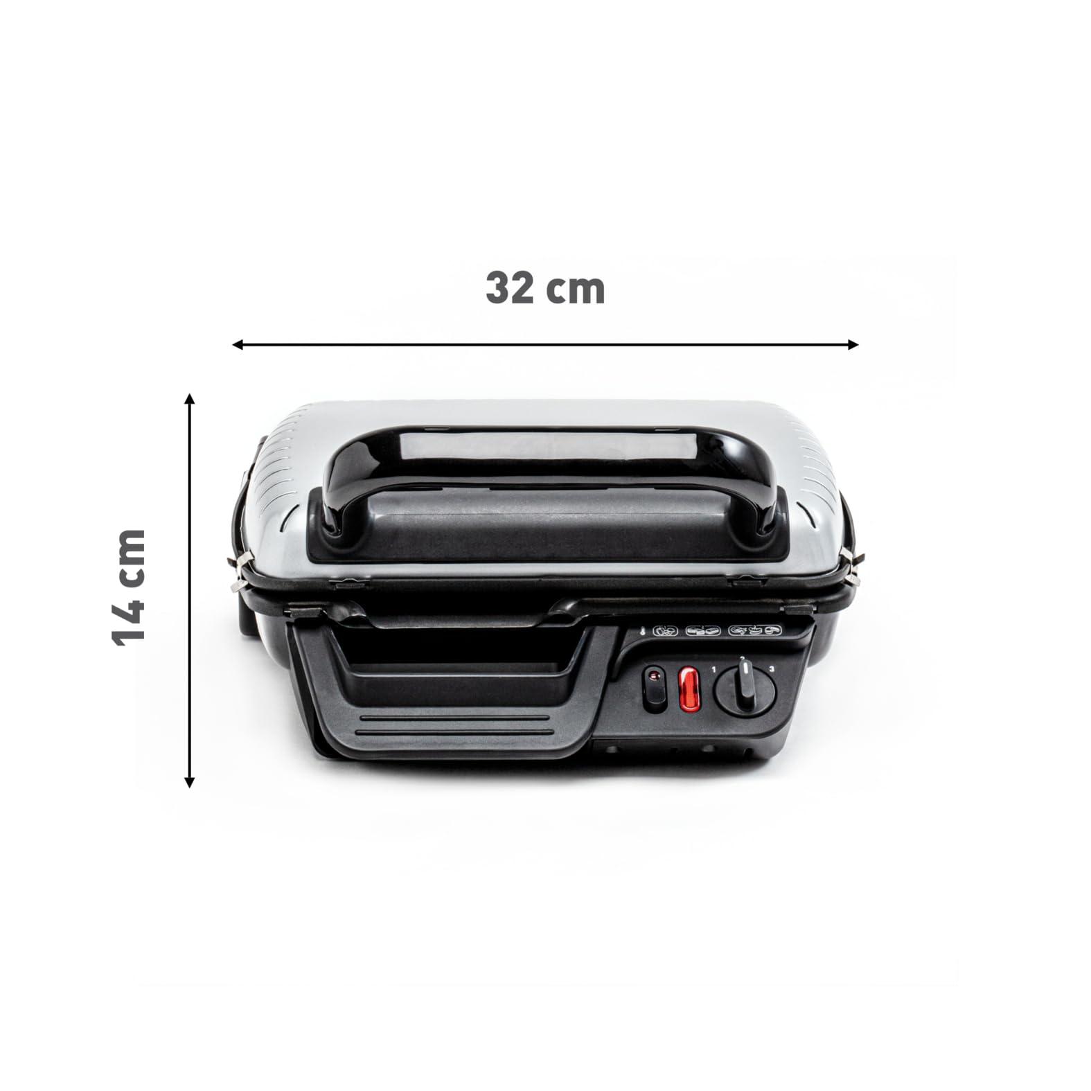Tefal Kontaktgrill 2in1 GC3050 | Paninigrill | Avatav lauale BBQ grill | Reguleeritav termostaat | Kleepumiskindel kate | 2000W | 38,3x21x38,8cm – pilt 7