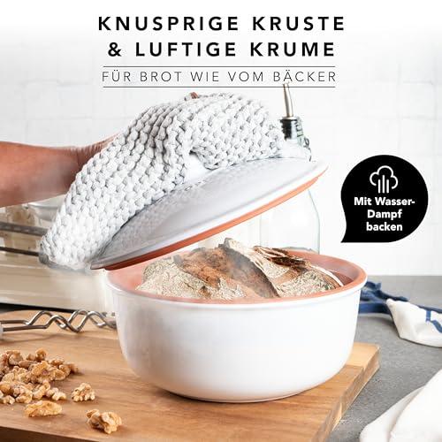 Römertopf leivavorm looduslikust savist, kuni 1 kg, valge – lisavaade