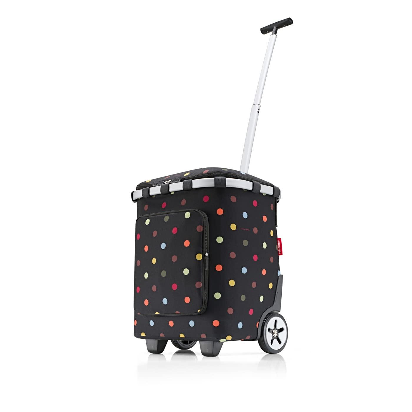 reisenthel carrycruiser Plus Dots – Kaasaskantav ostukäru jahutussektsiooniga, õlarihma ja eemaldatava võrktaskuga – Valmistatud taaskasutatud materjalist – pilt 6