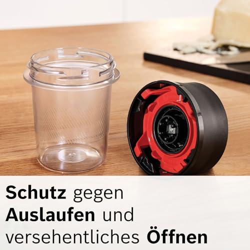 Bosch VitaPower Series 4 MMB6177S blender, roostevabast terasest terad, 1,5L ThermoSafe klaaskann, 0,6L kaasaskantav pudel, stopper, universaalne hakkija, 30 000 p/min, 1200W, hõbedane – pilt 10