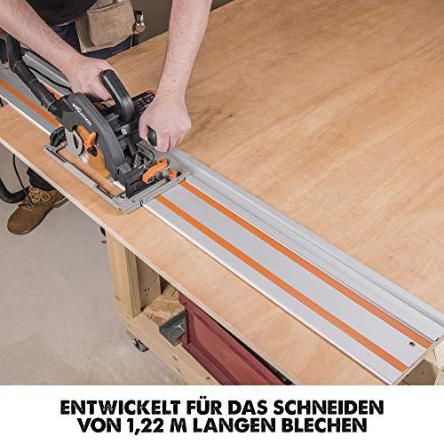Evolution ST1400 juhtsiin ketassaele, universaalne sobivus – ühilduv Festool, Titan, Makita, Bosch, Erbauer, Metabo ja Scheppach saagidega, 1400 mm – pilt 12