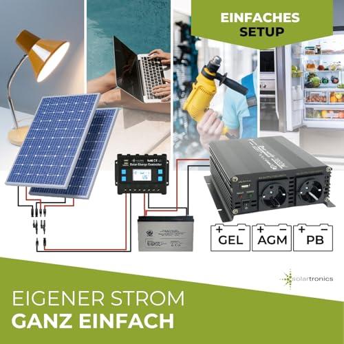 Solartronics pingemuundur NM1000 12V 1000W MUST – 2000W tipvõimsus – Muundur 12V-230V – Ühildub plii- ja AGM-akudega – Schuko & USB ühendus – pilt 10