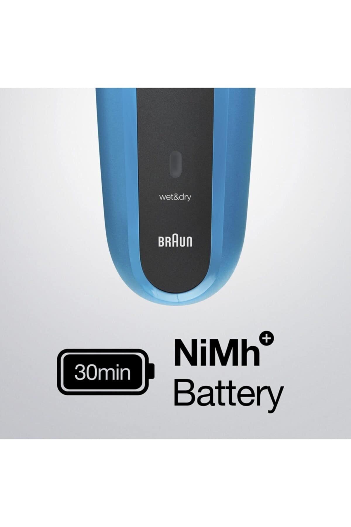 Braun Series 3 – 310BT must/sinine – lisavaade