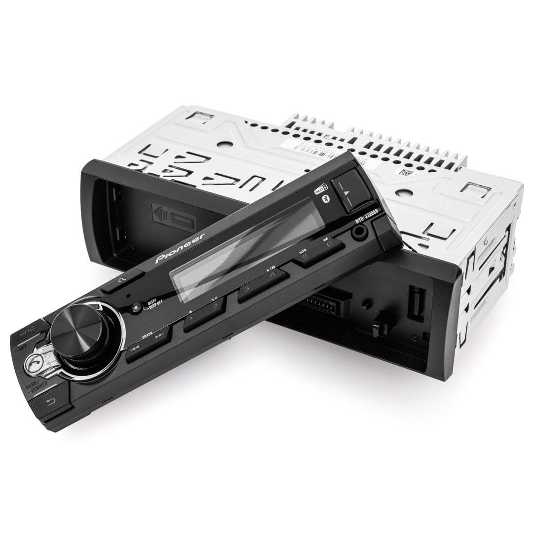 Pioneer MVH-330DAB, 1DIN autostereo RDS ja DAB+, USB, AUX sisend, Bluetooth, madal paigaldussügavus – pilt 6