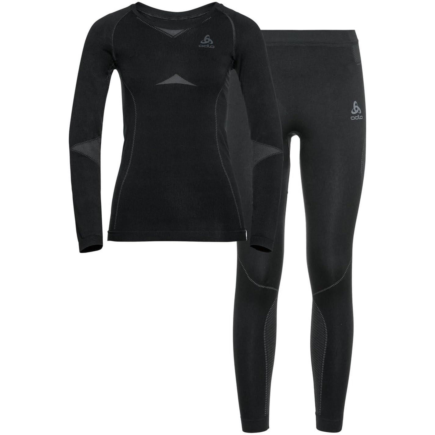 Odlo naiste funktsionaalne aluspesu komplekt FUNDAMENTALS PERFORMANCE WARM, must – odlo graphite grey, S