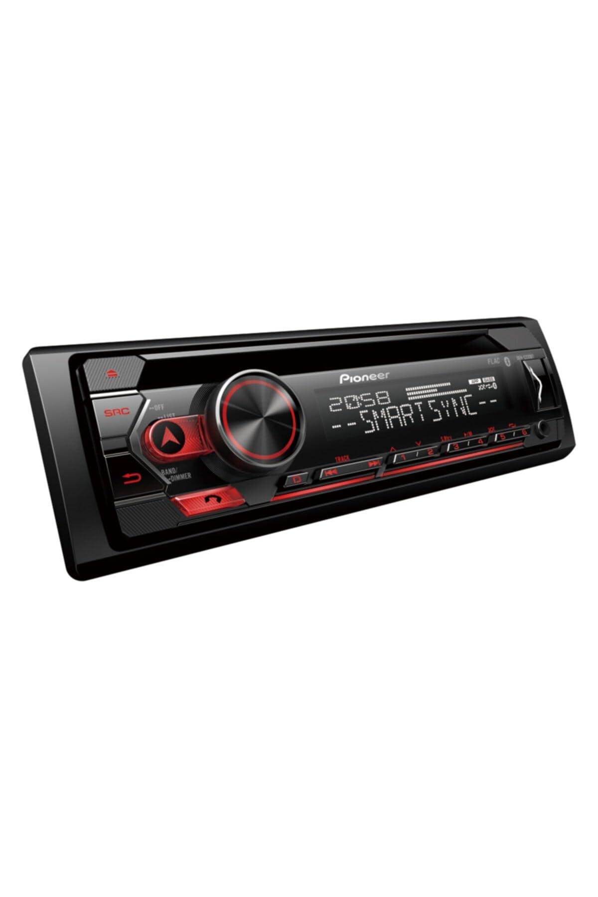 Pioneer DEH-S320BT, 1-DIN autostereo, CD-tuuner RDS-iga, Bluetooth, MP3, USB ja AUX-sisend, käed-vabad süsteem, Smart Sync App, 13-ribaline ekvalaiser – detailne vaade