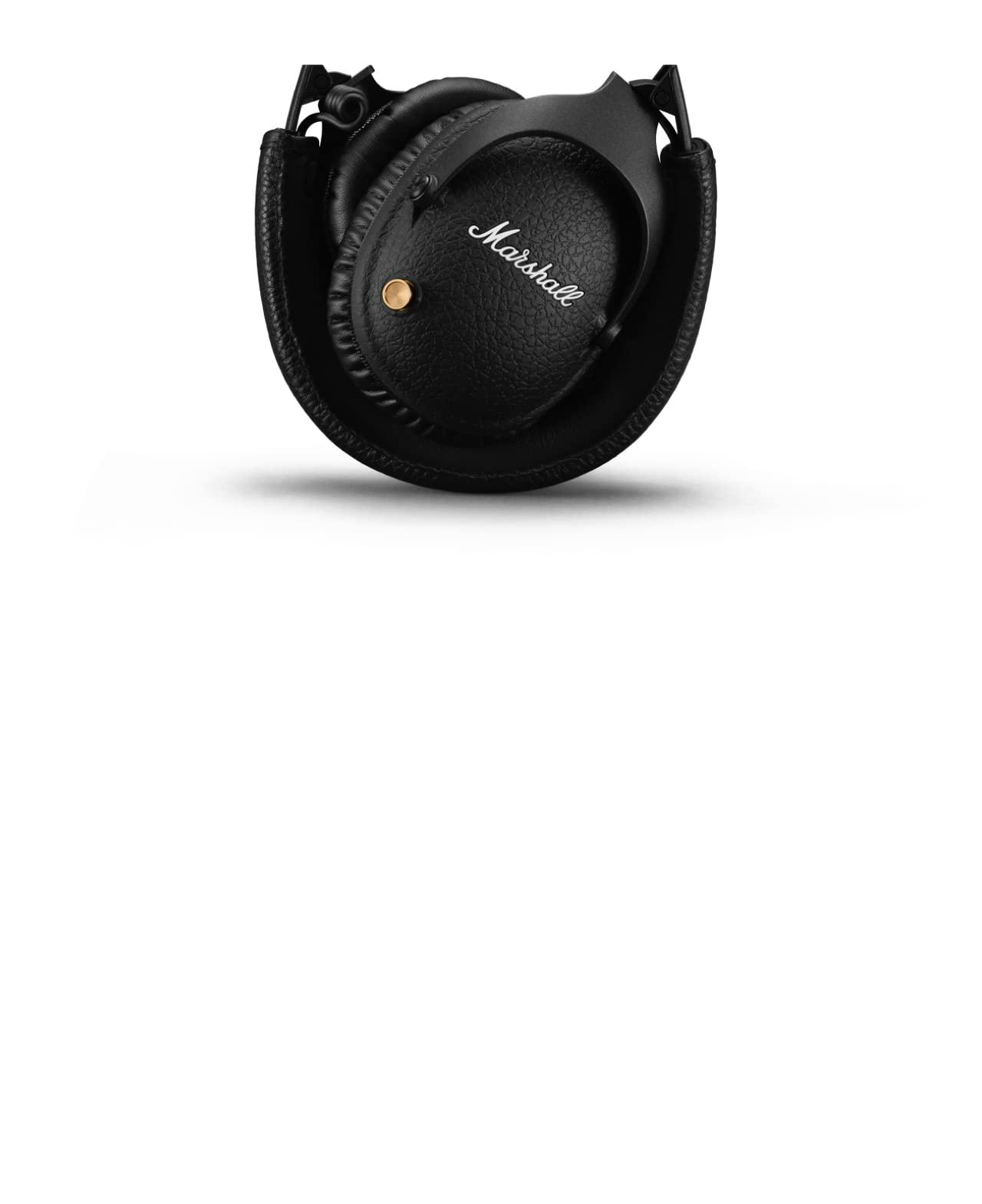 Marshall Monitor II Bluetooth kõrvaklapid aktiivse mürasummutusega, 30 tundi mänguaega – Must – kasutusnäide