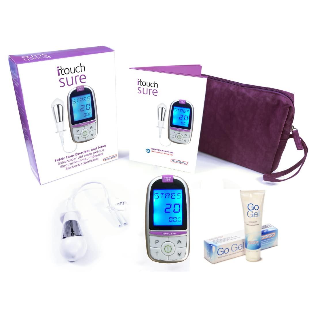TensCare iTouch Sure + Go Gel Libesti (50 ml) – Vaagnapõhjalihaste treeningseade uriinipidamatuse vastu – lisavaade