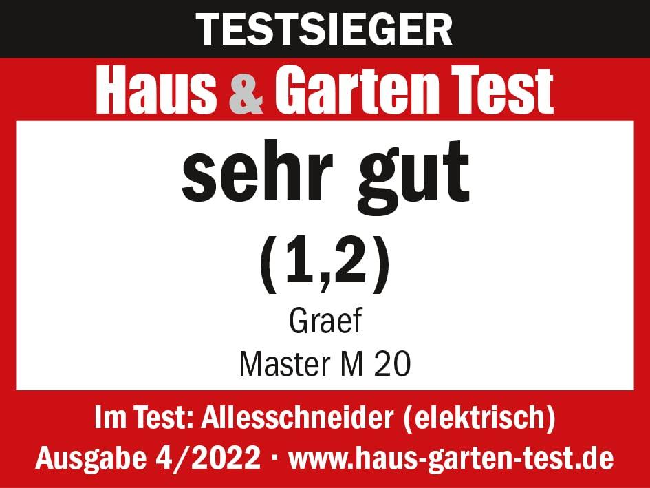 GRAEF Master M20EU Universaallõikur Roostevaba Teras, Hõbedane – pilt 8