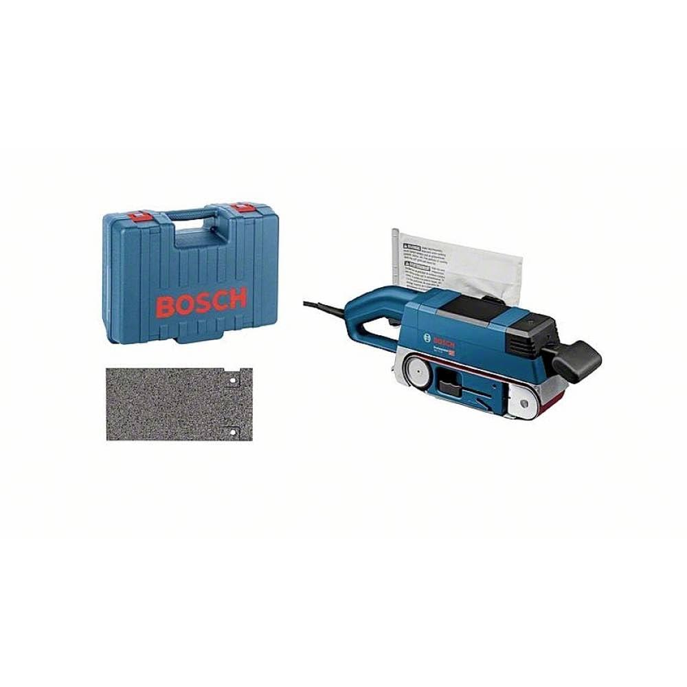 Bosch Professional lintlihvija GBS 75 AE (750 W, kaasas kangast lihvlint, tolmukott, grafiitplaat, tööriistakohver)