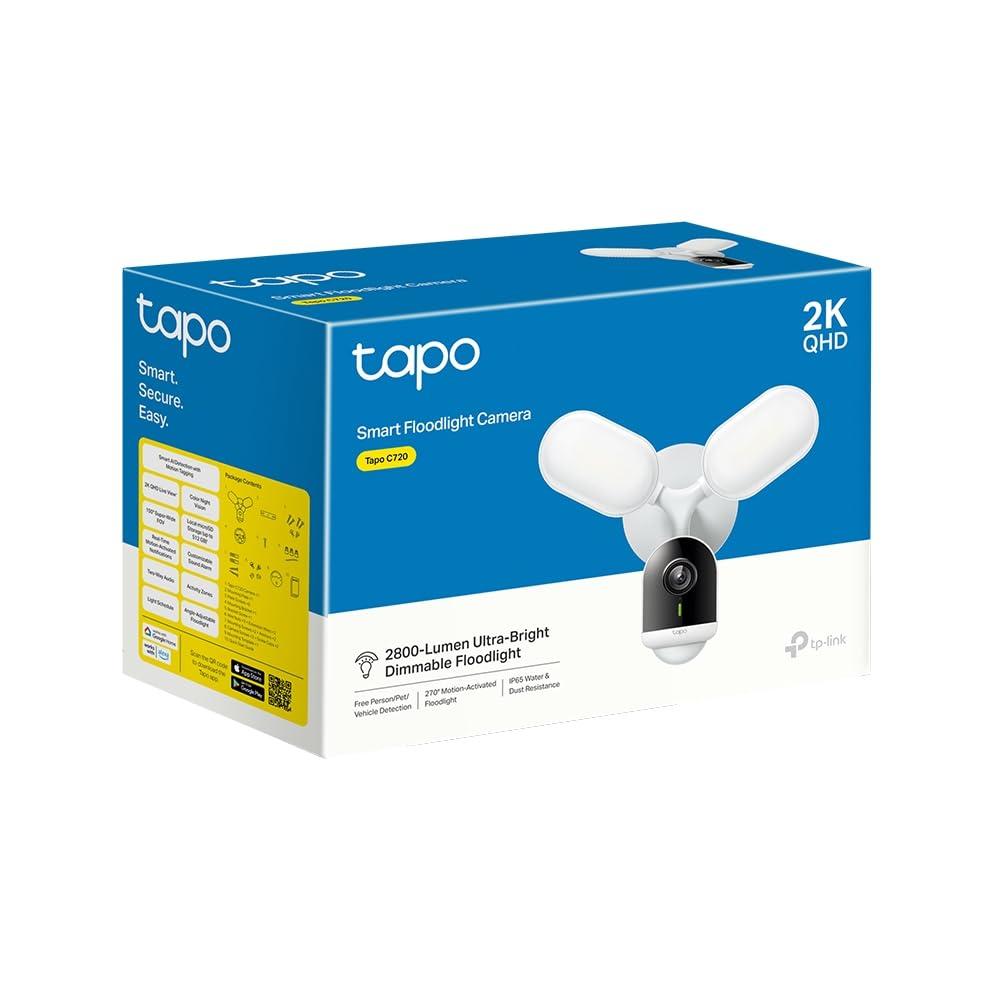 Tapo C720 projektoriga turvakaamera kaabliga | Välikasutuseks mõeldud 2K jälgimiskaamera, WiFi 2.4GHz, microSD-kaardipesa, Google Home ja Alexa tugi | Juhtmega valvekaamera 2800lm LED-valgustusega – pilt 7
