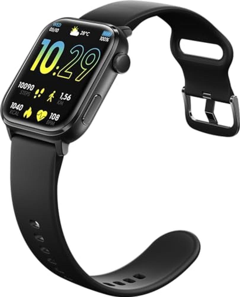 ICE-WATCH – Ice Smart 2.0 Must – Musta silikoonrihmaga nutikell meestele – 022535 (1,96 tolli) – detailne vaade