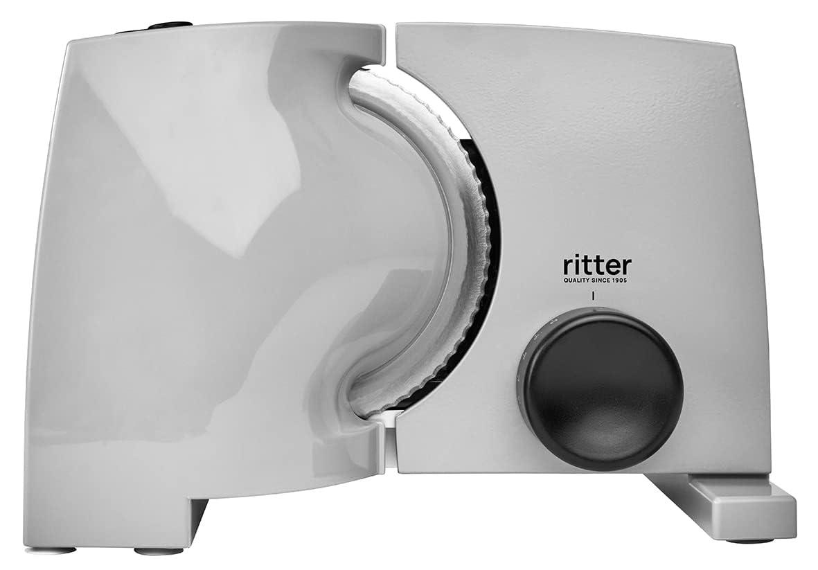 ritter nova 1 Duo Plus elektriline viilutaja & lõikemasin metallist ECO-mootoriga, valmistatud Saksamaal, hall