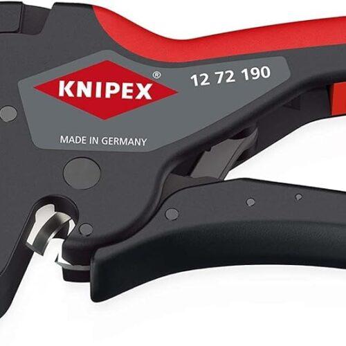 KNIPEX NexStrip Elektriku-multitööriist libisemiskindlate plastikkatete ja 190 mm pikkusega – 12 72 190 SB