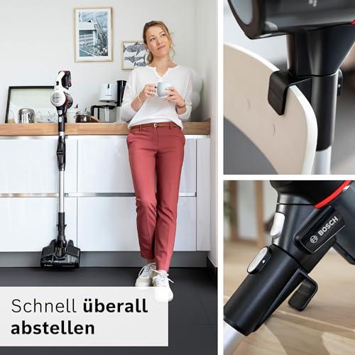 Bosch juhtmeta tolmuimeja Unlimited 7 BKS711MTB, tolmukotita, vahetatava akuga, painduva toruga, hügieenifiltriga, 10-aastase mootorigarantiiga, mini-turbodüüsiga, LED-valgustusega, turborežiimiga, valge – pilt 10