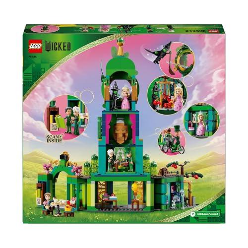 LEGO Wicked Tere Tulemast Smaragdlinnas – Mängukomplekt torniga, Glinda ja Elphaba mini-nukkudega, kingitus filmi fännidele ning tüdrukutele ja poistele alates 9. eluaastast, kes armastavad nukumaju 75684 – pilt 9