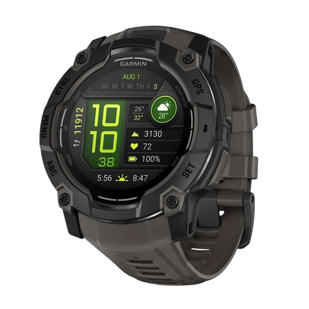 Garmin Instinct 3 50mm AMOLED – Tugev, veekindel GPS-nutikell 1,3″ AMOLED-ekraaniga ja LED-taskulambiga õues, jooksmiseks ja muuks – südame löögisageduse jälgimise ja nutikate funktsioonidega – kasutusnäide