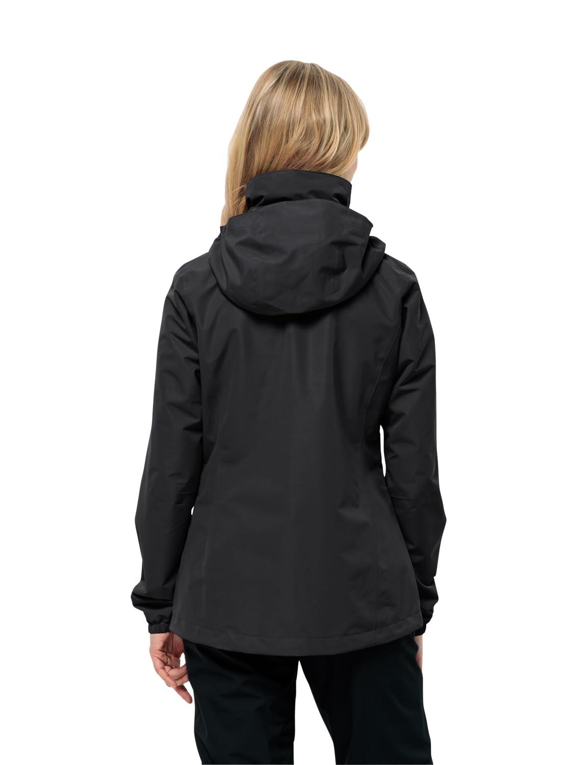 Jack Wolfskin naiste Stormy Point 2L jakk, must, L EU – pakend ja tarvikud