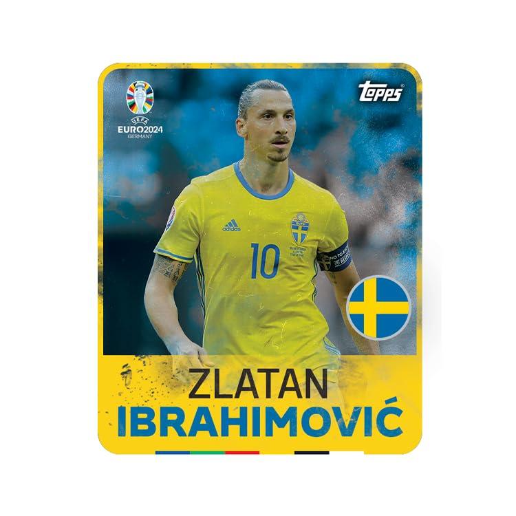 Topps Ametlik EURO 2024 Kleepsukollektsioon – Täiskarp (100 pakki) 6 kleepsu paki kohta (600 kleepsu) – kasutusnäide
