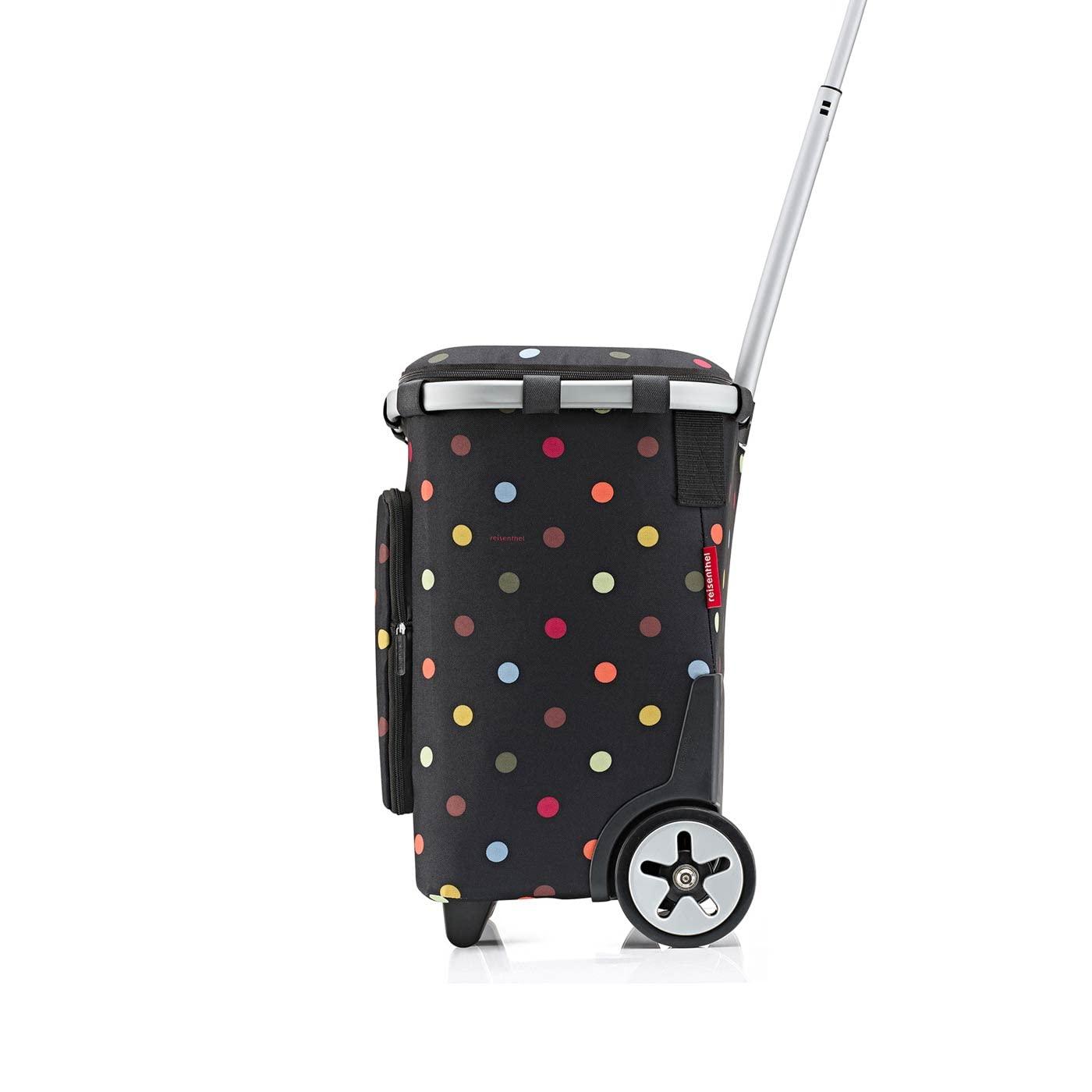 reisenthel carrycruiser Plus Dots – Kaasaskantav ostukäru jahutussektsiooniga, õlarihma ja eemaldatava võrktaskuga – Valmistatud taaskasutatud materjalist – pilt 7