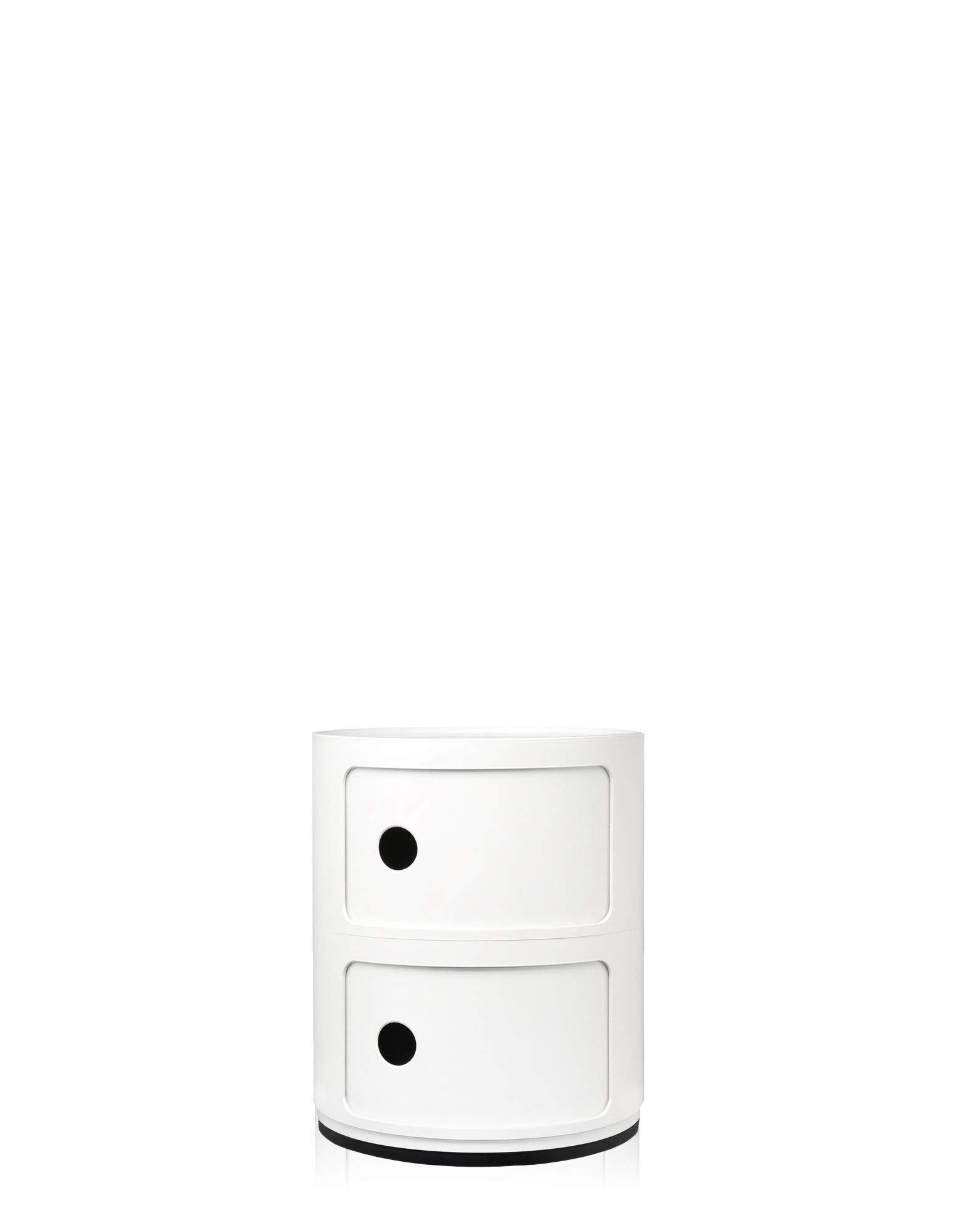 Kartell Componibili, 2 elementi, valge, ümmargune alus