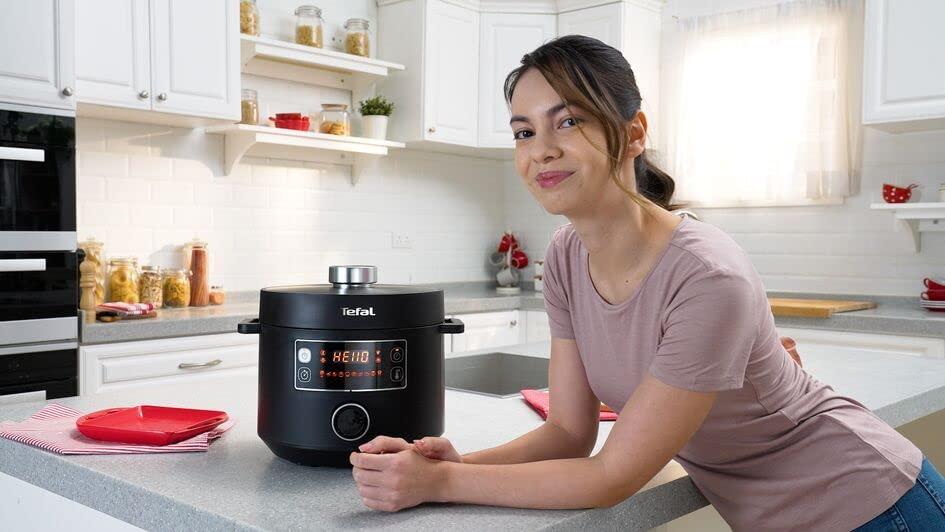 Tefal CY7548 Turbo Cuisine Multikeetja, 1000W, plastik, 5 liitrit, must – detailne vaade
