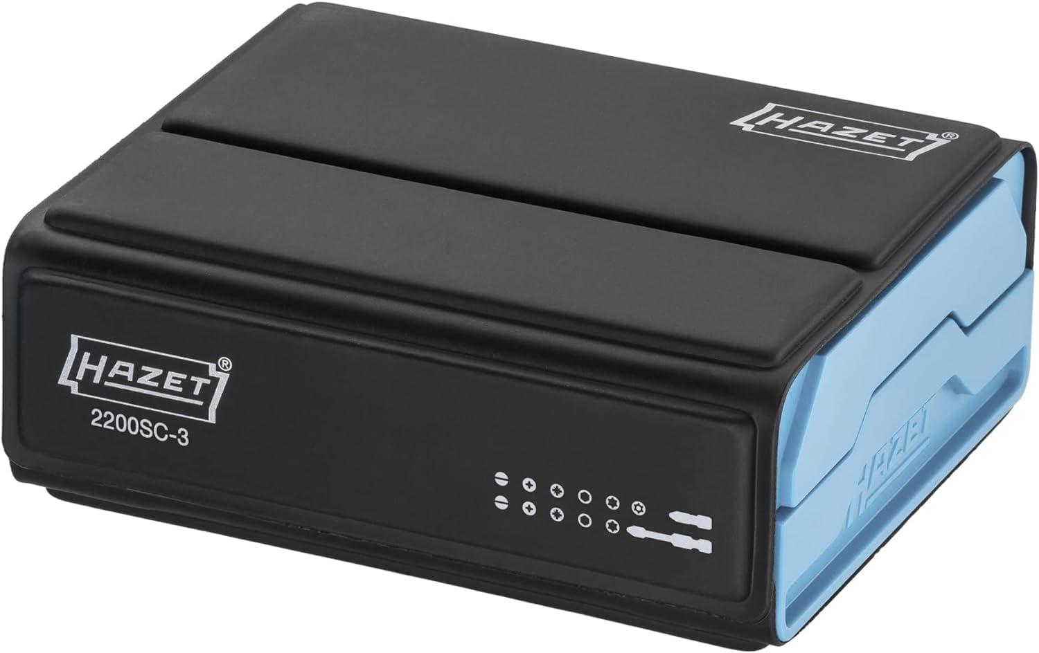 HAZET Smartcase bitsakomplekt 2200SC-3 | 96-osaline, kuuskantajam 6,3 mm (1/4 tolli), maksimaalne tööriistade arv kompaktsel kujul | kokkupandav tööriistasett, valmistatud Saksamaal – detailne vaade