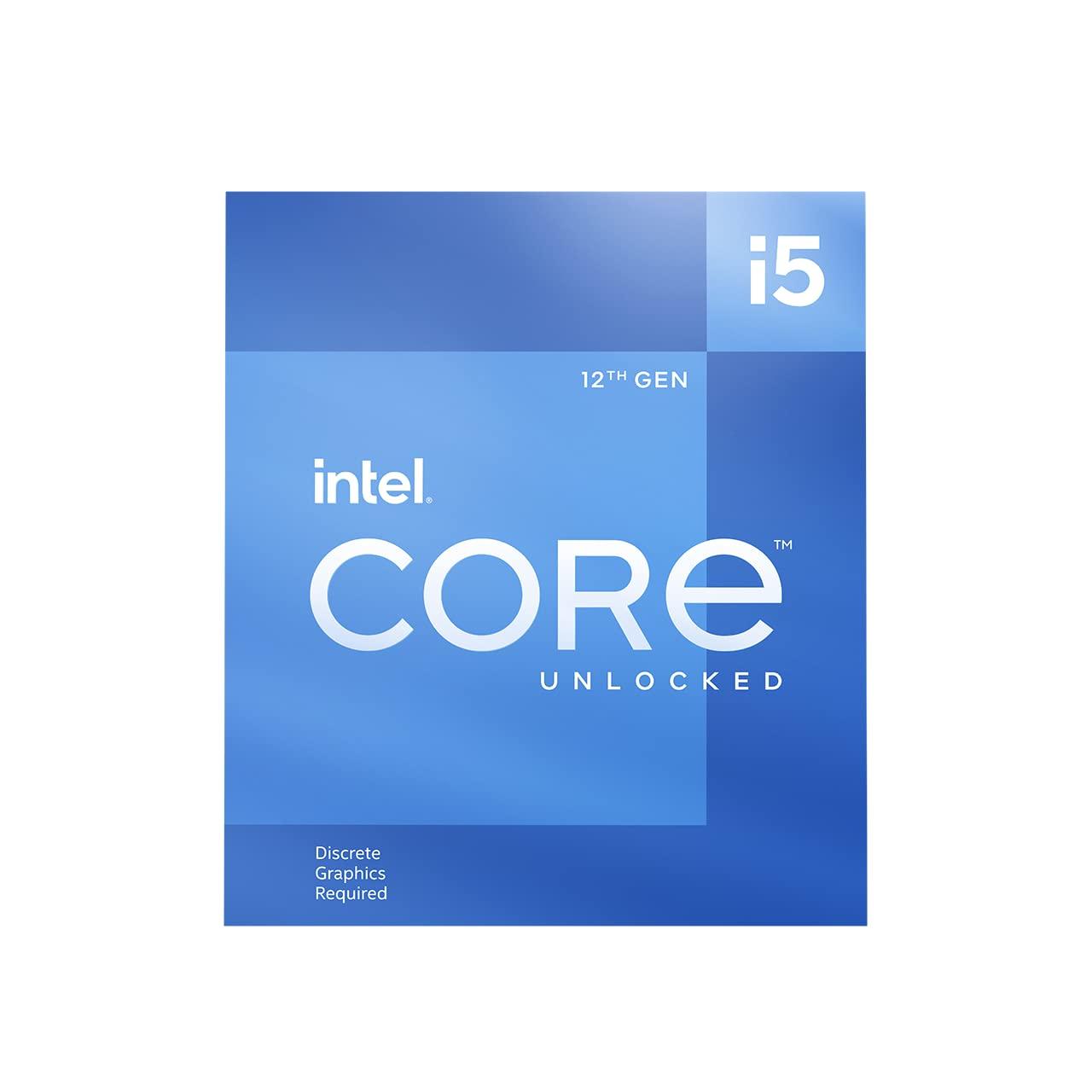 Intel Core i5-12600KF 12. põlvkonna lauaarvuti protsessor (Baastakt: 3.7GHz, Turboboost: 4.9GHz, 6 tuuma, LGA1700, RAM DDR4 ja DDR5 kuni 128GB) BX8071512600KF