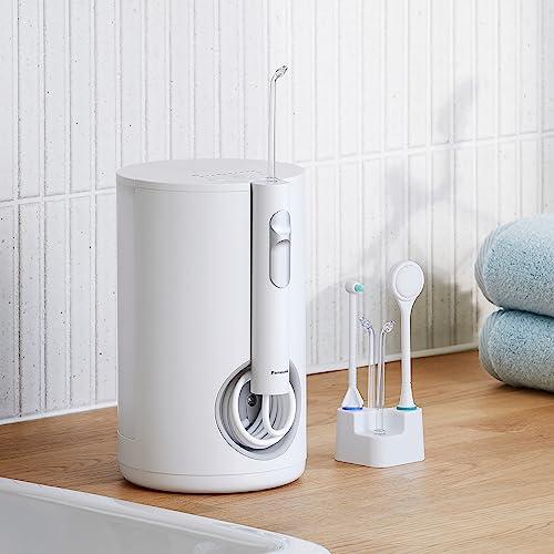 Panasonic EW1614AW503-PACK pere-massaaž, suuhooldus, ultraheli veejuga, laste režiim, 10 rõhuseadet, IPX7, ortodontiline disain, 5 otsikut, võrgutoitega, valge – pilt 12